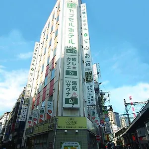 Anshin Oyado Shinbashi Ekimaeten Capsule hotel Tokyo